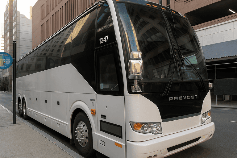 a Key West Coach Bus Service coach bus