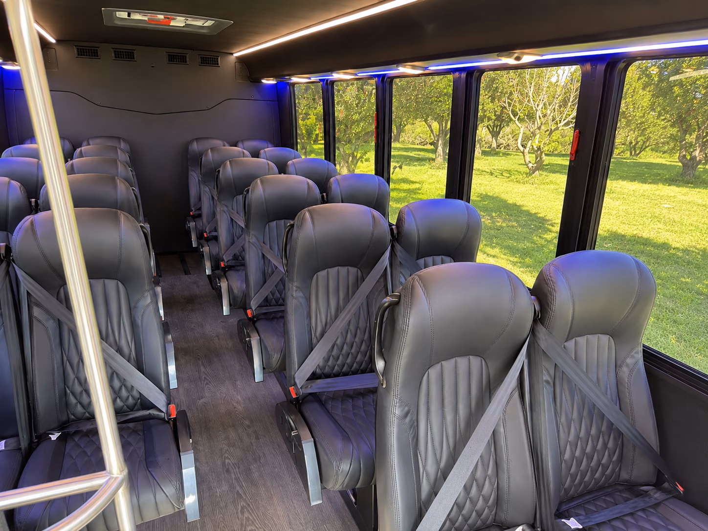key west 20 passenger minibus interior
