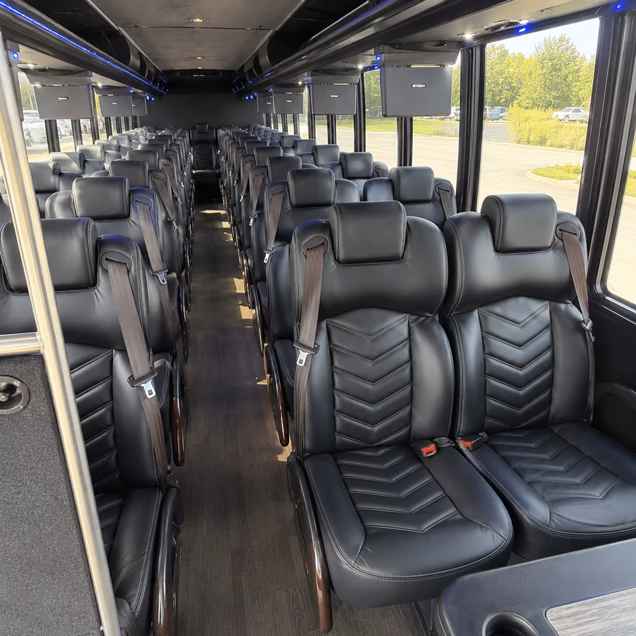 key west 25 passenger minibus inside