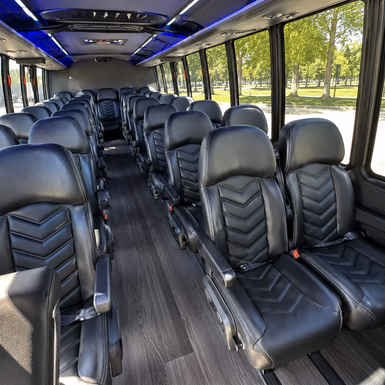key west 28 passenger minibus inside