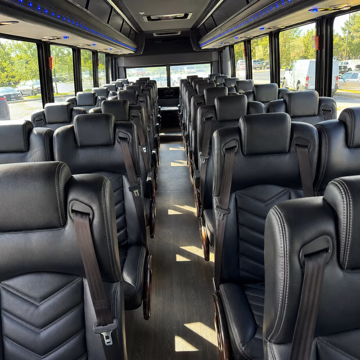 key west 28 passenger minibus interior