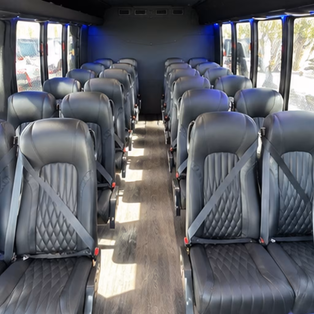 key west 35 passenger minibus interior