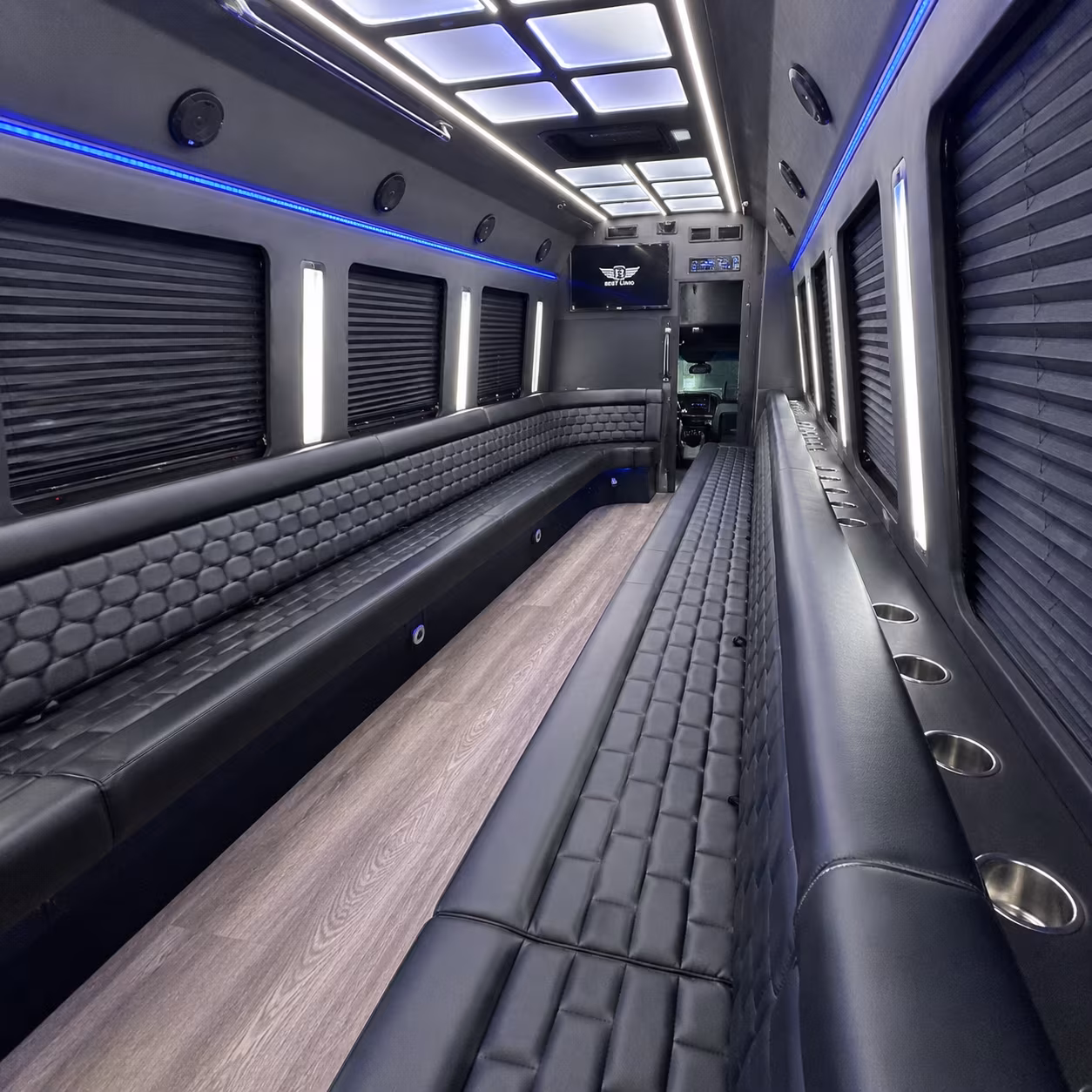 key west party bus inside