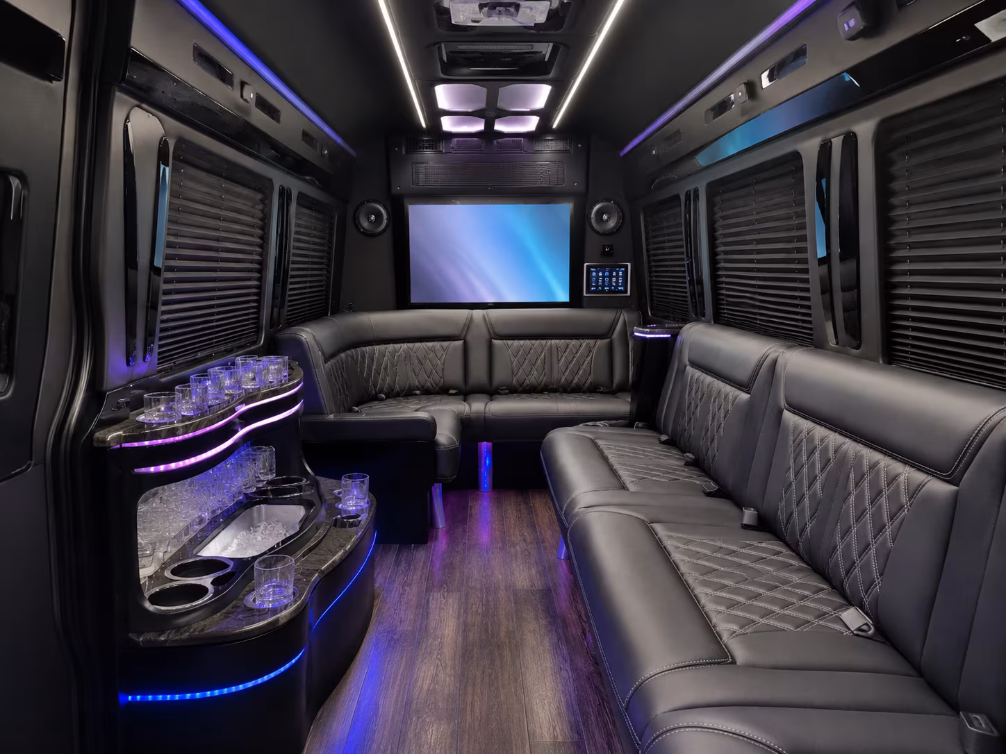 key west sprinter limousine interior