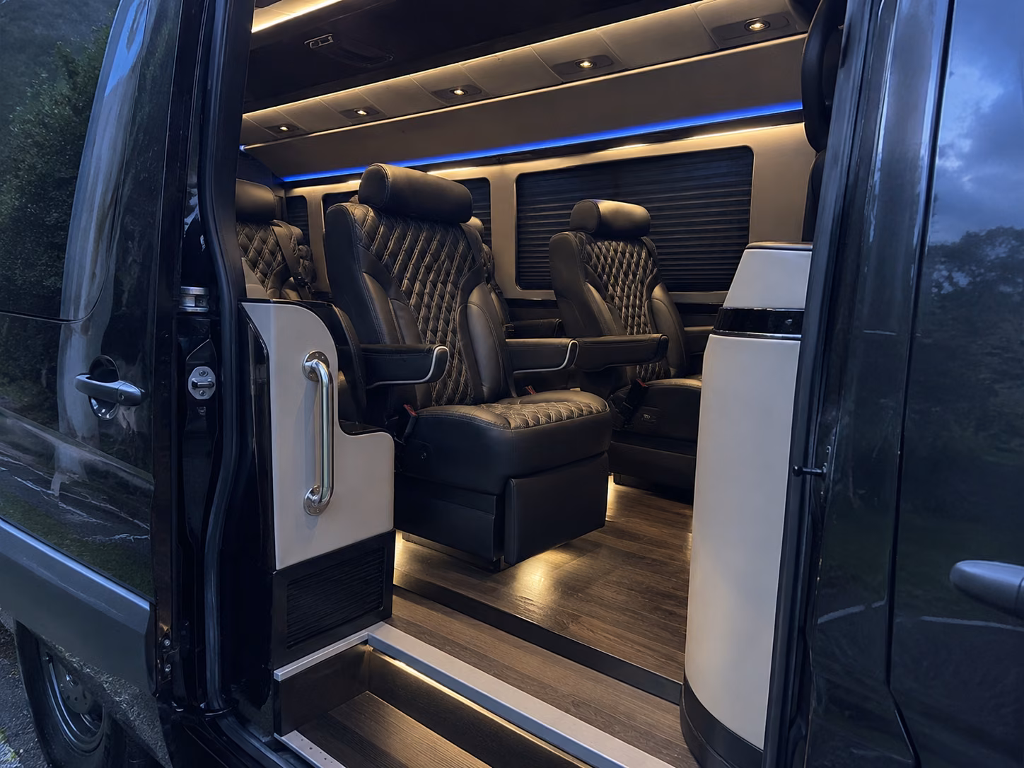 key west sprinter van with driver interior